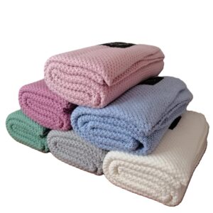 Coperta in Bambù a Maglia Rombi 80x100 cm