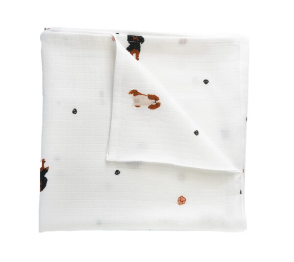 Mussola Neonato Bamboo e Cotone 100x100 - Fantasie Animaletti