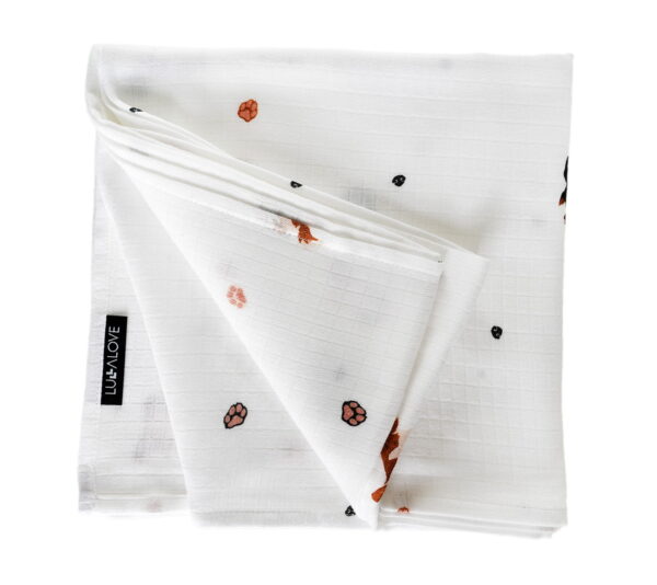 Mussola Neonato Bamboo e Cotone 100x100 - Fantasie Animaletti