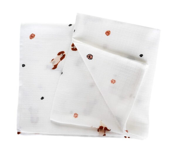 Mussola Neonato Bamboo e Cotone 100x100 - Fantasie Animaletti