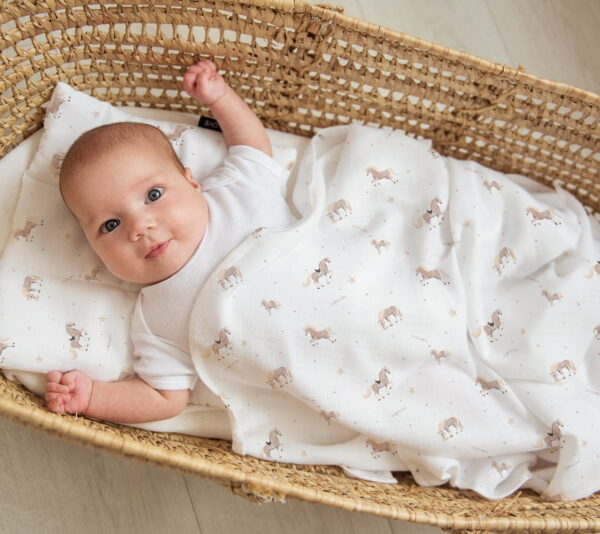 Mussola Neonato Bamboo e Cotone 100x100 - Fantasie Animaletti