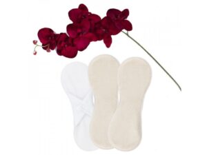 Salvaslip Sottili in Cotone Biologico. Set di Tre.